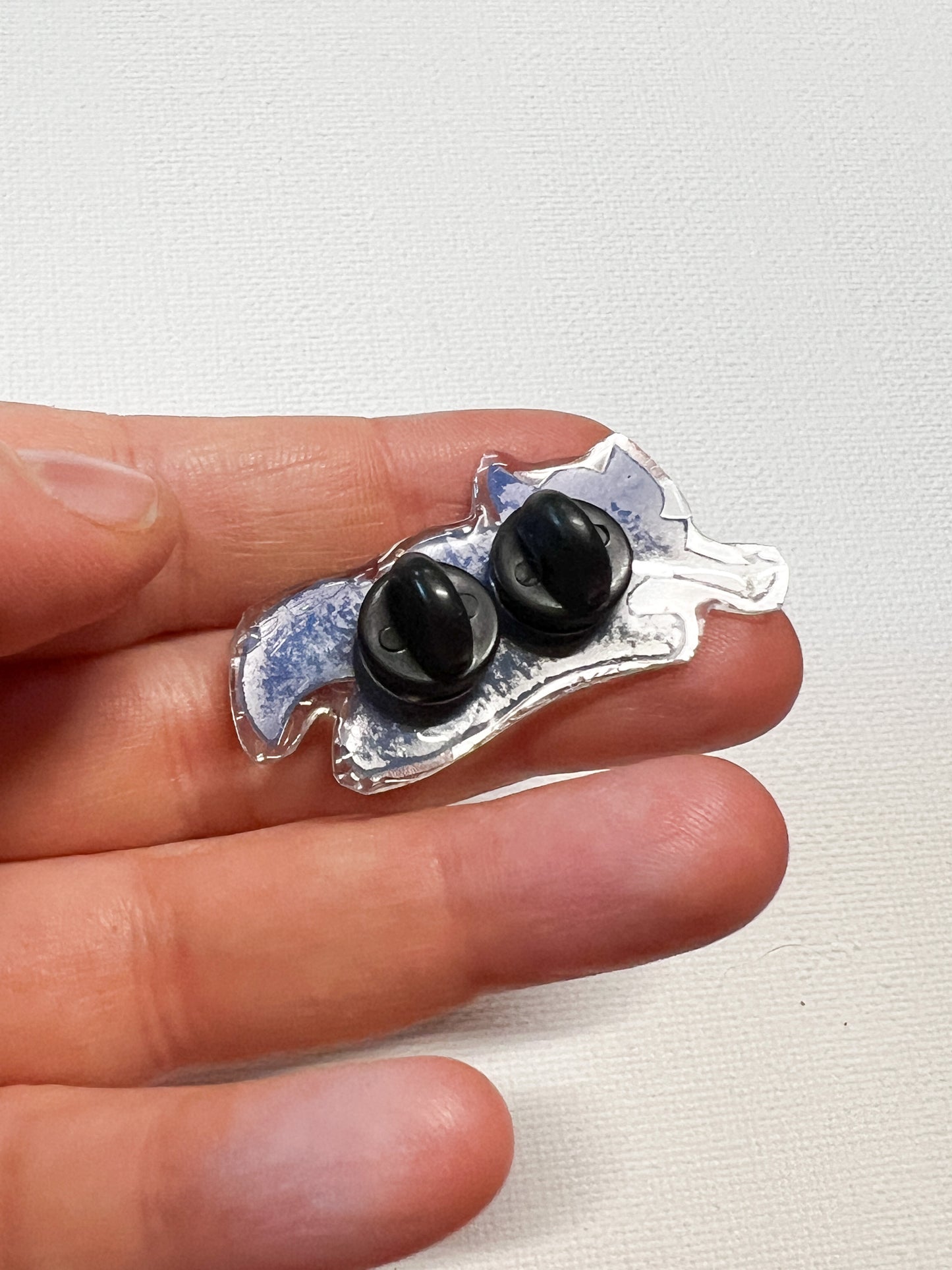 Upcycled Jumping Fox Handmade Pin – Recycled Storybook Pin – Book Page Art Pin – Small Batch Resin B Grade