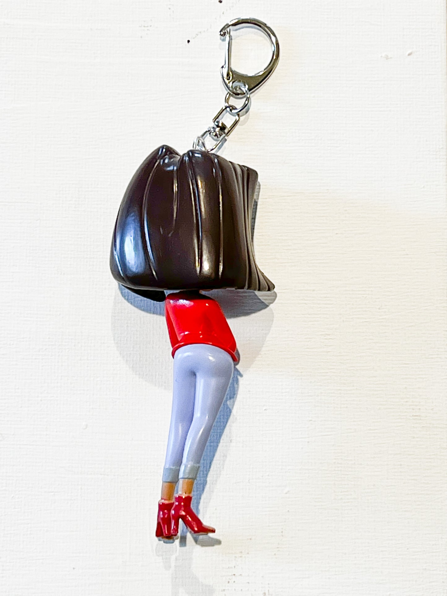 ✨ Upcycled Cartoon-Inspired Attitude Keychain ✨