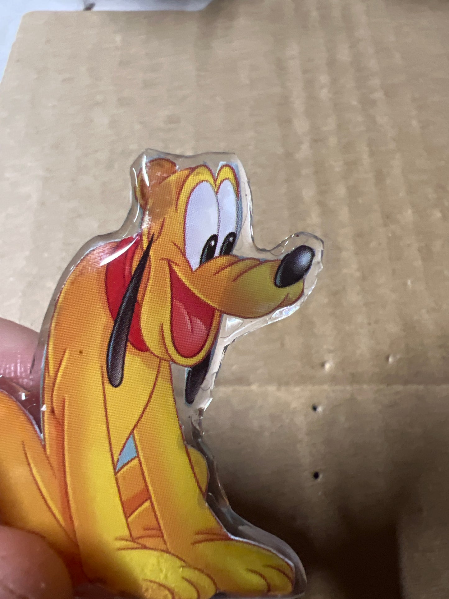 Upcycled Happy Yellow Dog Handmade Pin – Recycled Storybook Pin – Book Page Art Pin – Small Batch Resin B Grade