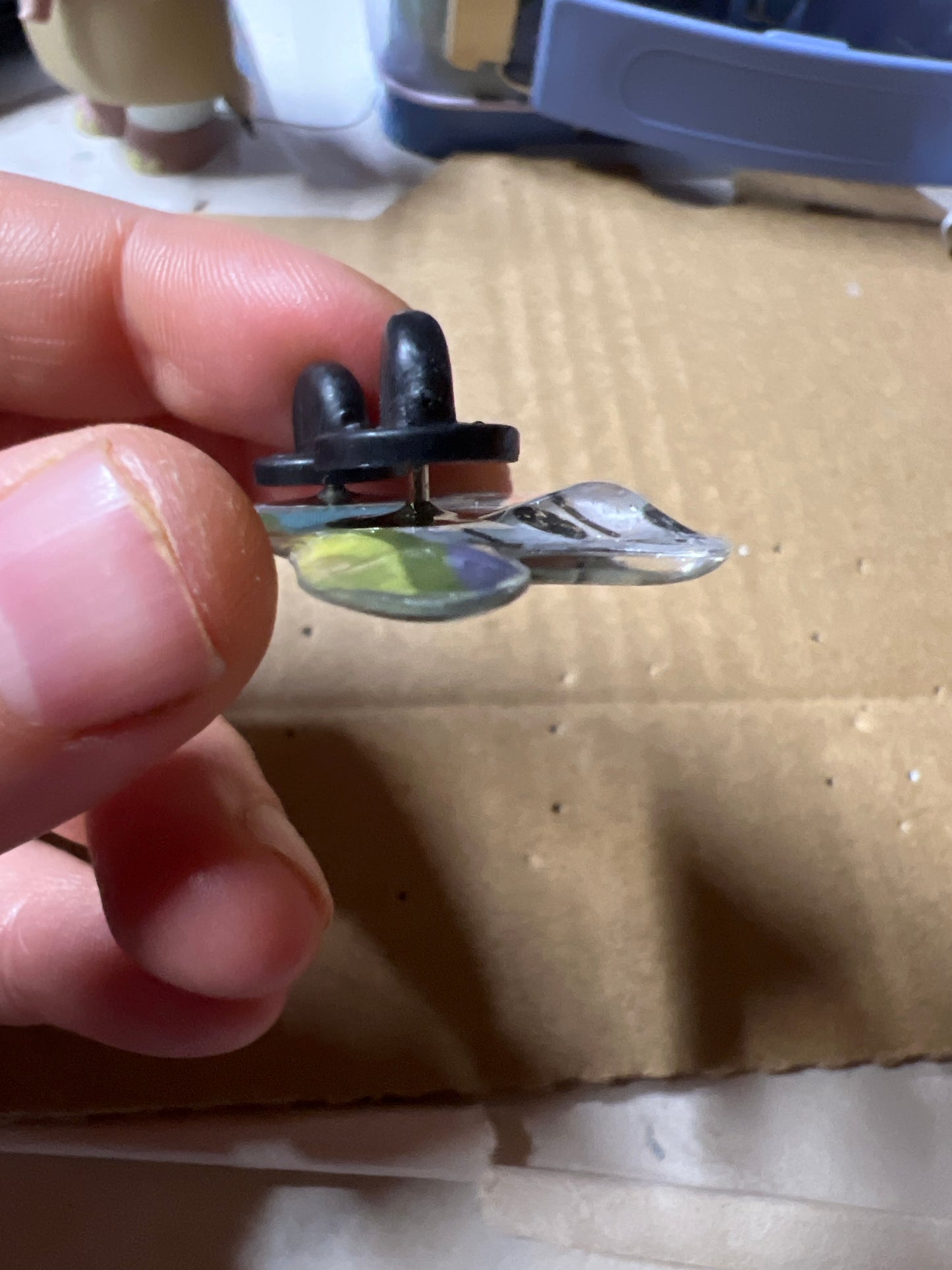 Upcycled Grumpy Squid Handmade Pin – Recycled Storybook Pin – Book Page Art Pin – Small Batch Resin B Grade