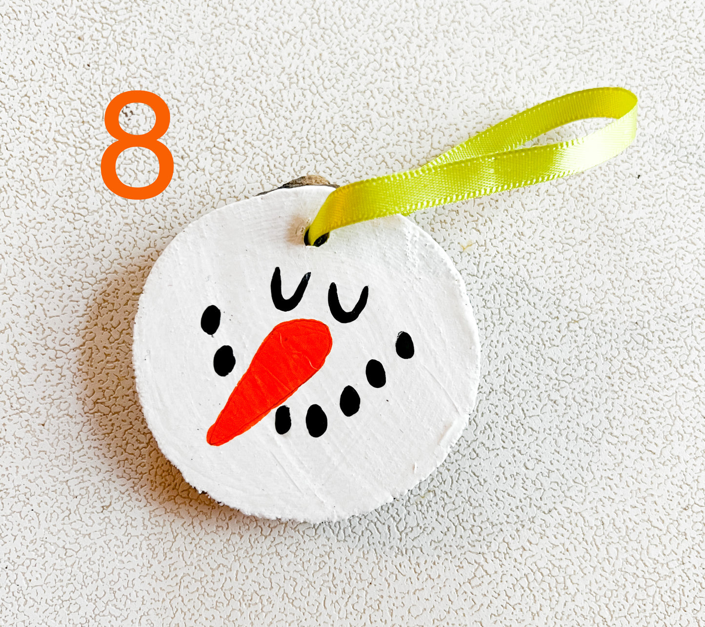 Snowman Hand Painted Christmas Ornaments (Verison 7-8)