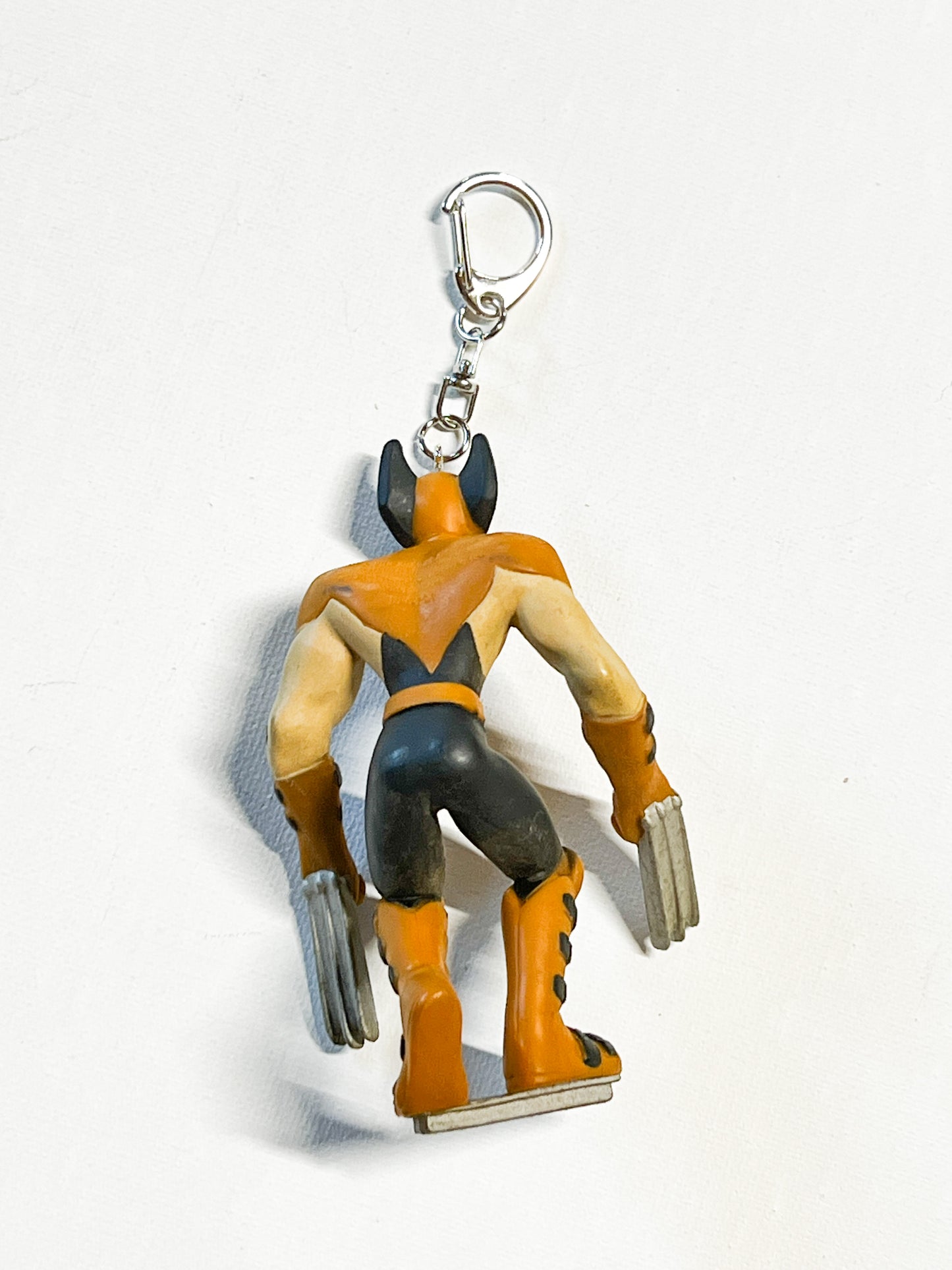Upcycled Clawed Hero-Inspired Keychain – Handmade Eco-Friendly Character Charm