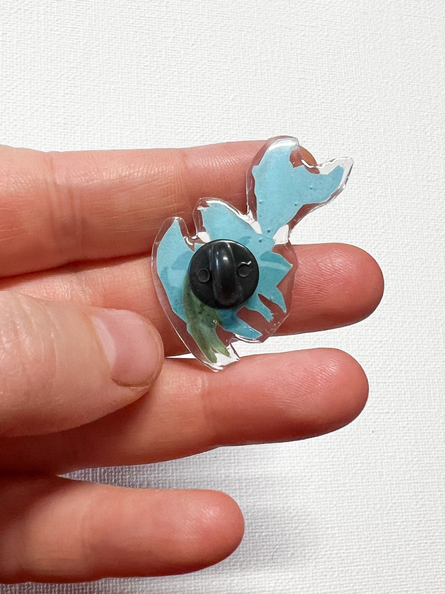 Upcycled Crab Handmade Pin – Recycled Storybook Pin – Book Page Art Pin – Small Batch Resin B Grade