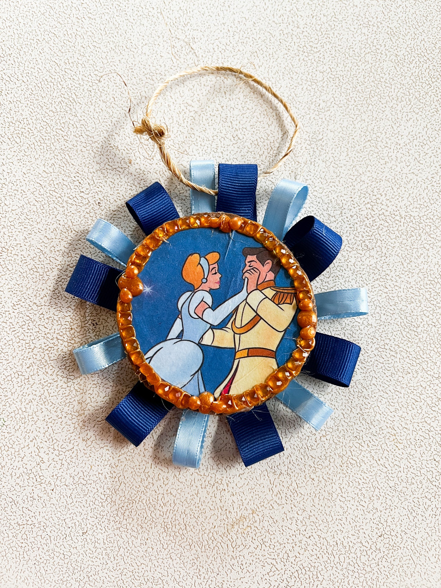 Cinderella Handmade Christmas Ornament