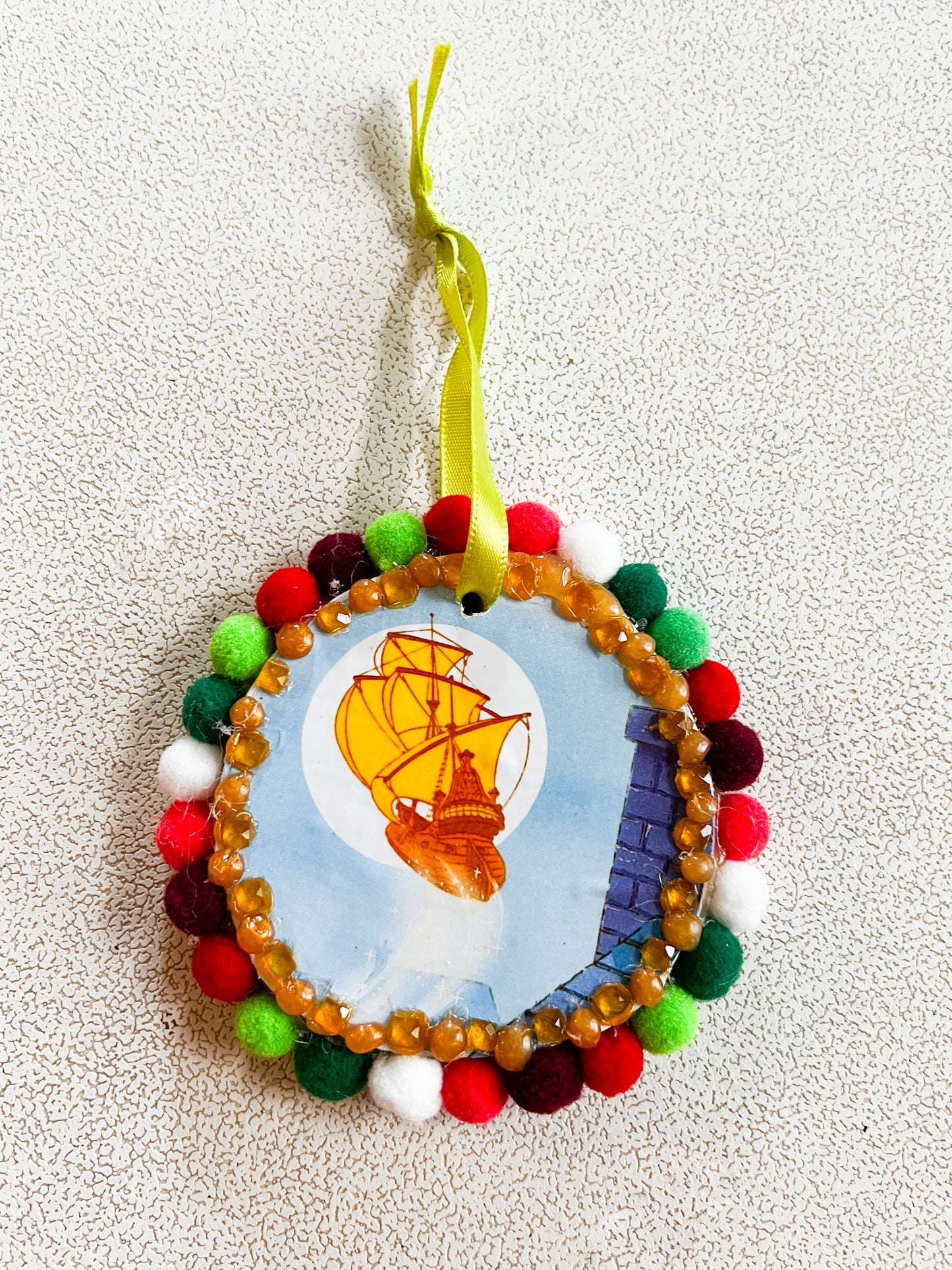 Peter Pan Double Sided Handmade Christmas Ornament