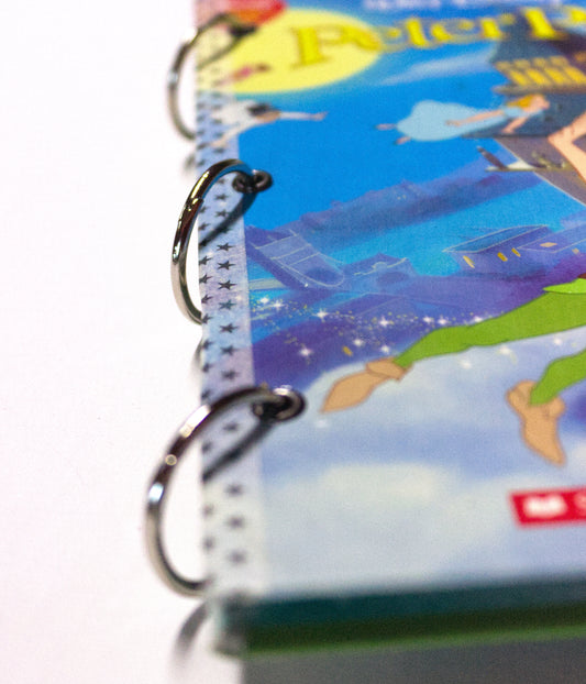 Magical Storybook Upcycled Journal – Handmade Notebook for Writing & Sketching