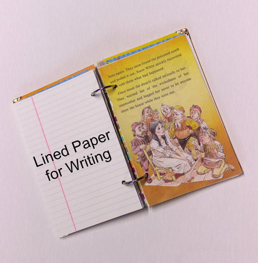 Upcycled Vintage Fantasy Story Journal – Handmade, Eco-Friendly & One-of-a-Kind