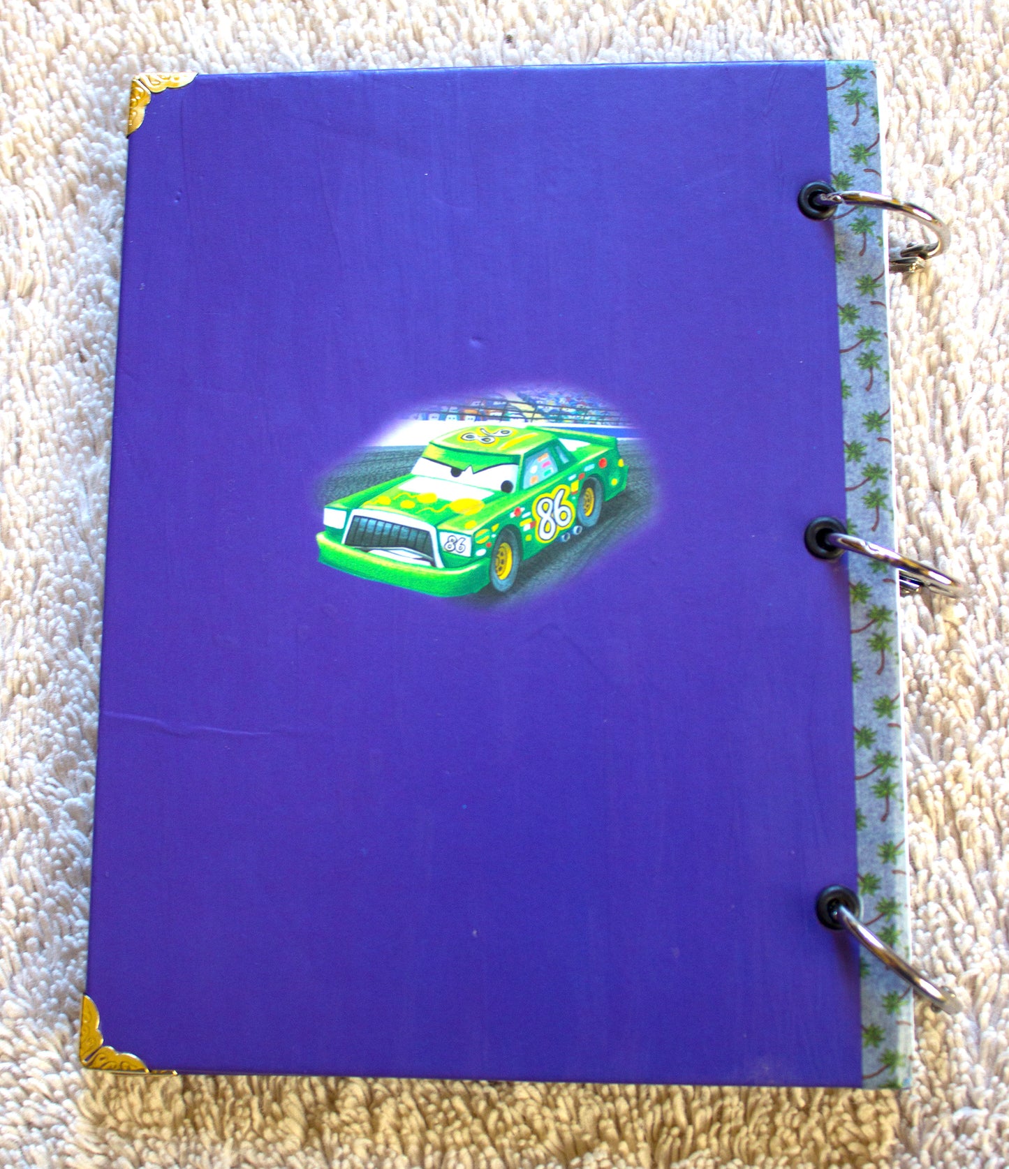 Upcycled Race-Car Storybook Journal