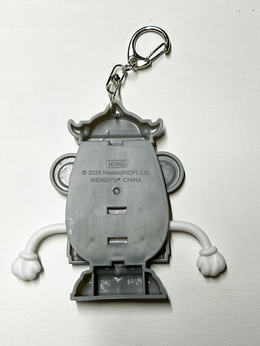 Upcycled Viking Character Keychain / Bag Charm – One-of-a-Kind