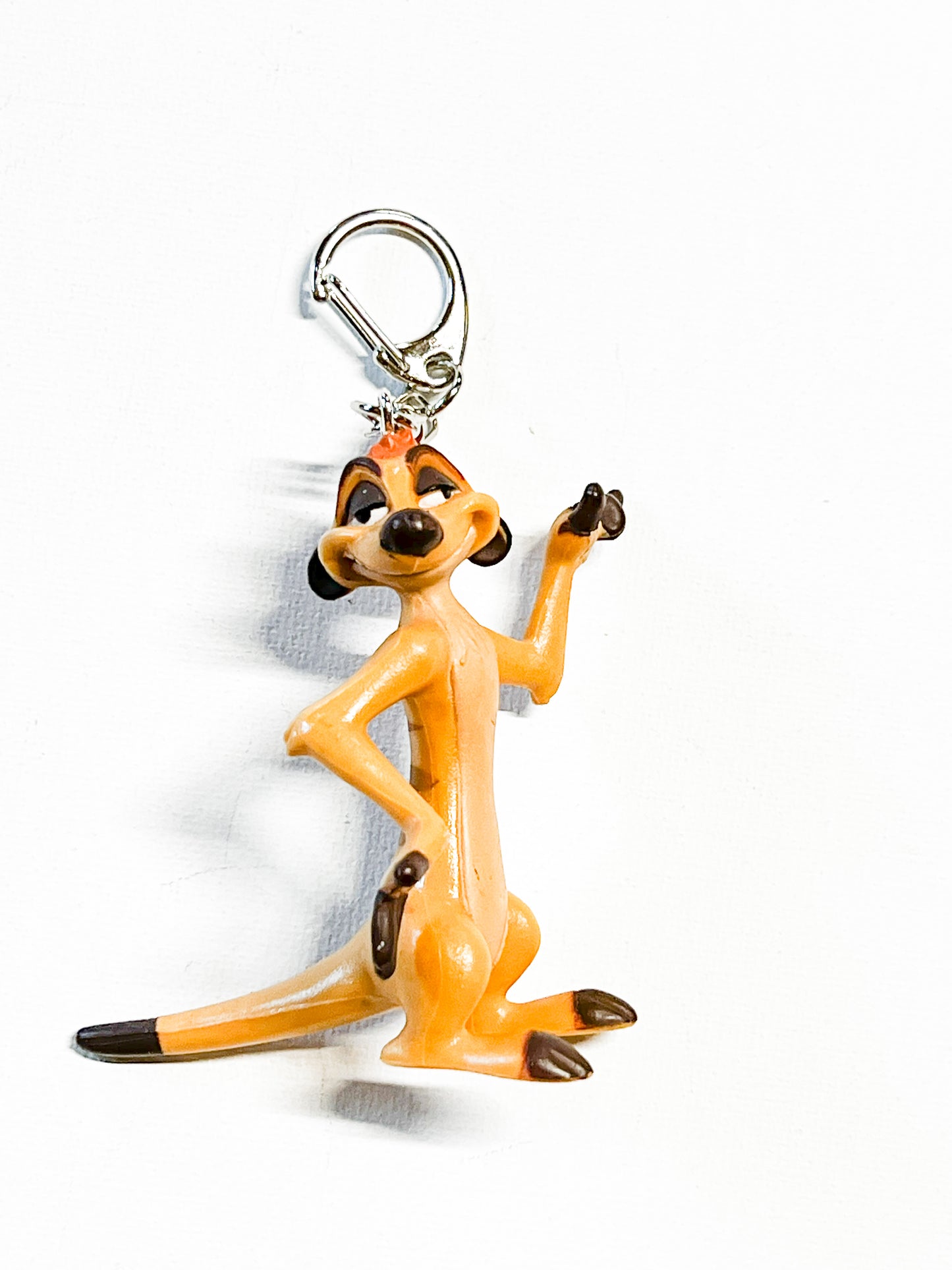 Upcycled Meerkat-Inspired Keychain – Handmade Eco-Friendly Character Charm