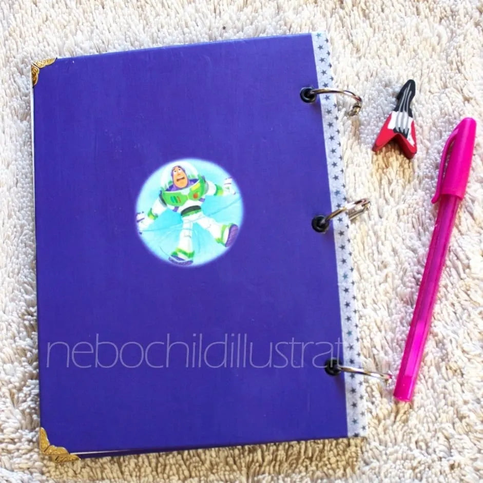 Buzz Lightyear Upcycled Handmade Journal