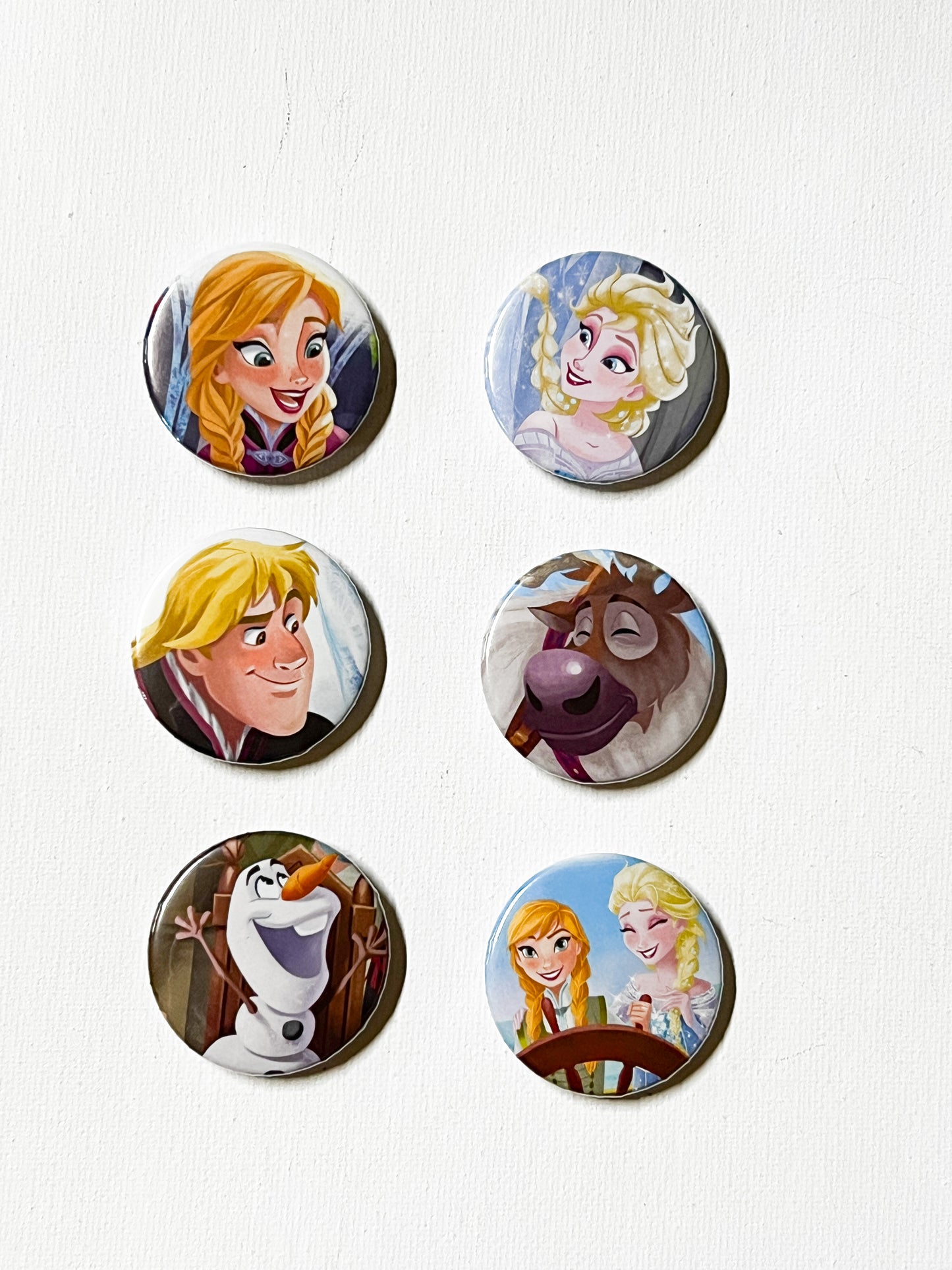 Ice Princess Inspired Magnet Set – Upcycled Handmade Magnets