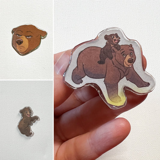 Handmade Bear Pins Bundle 🐻✨
