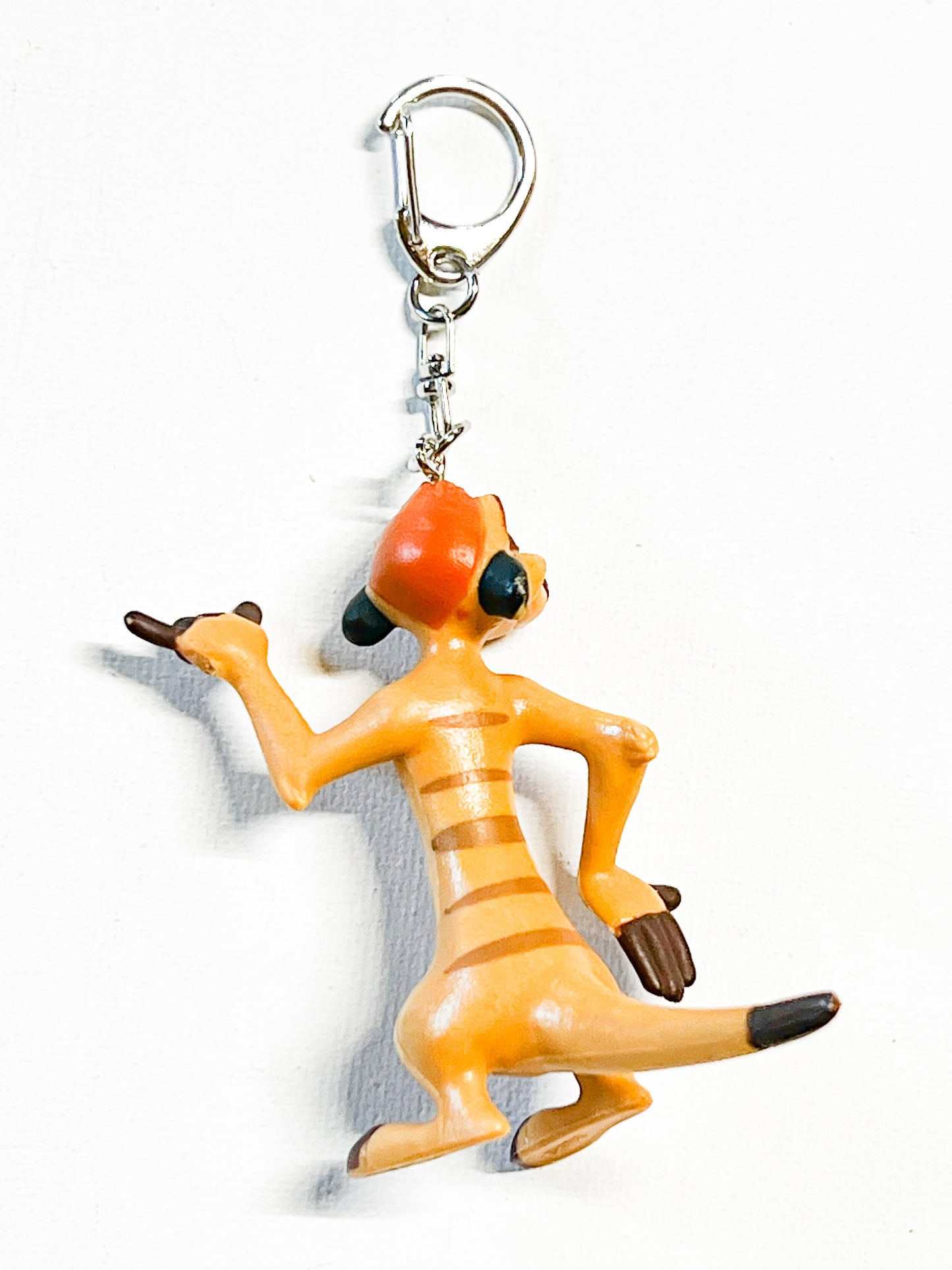 Upcycled Meerkat-Inspired Keychain – Handmade Eco-Friendly Character Charm