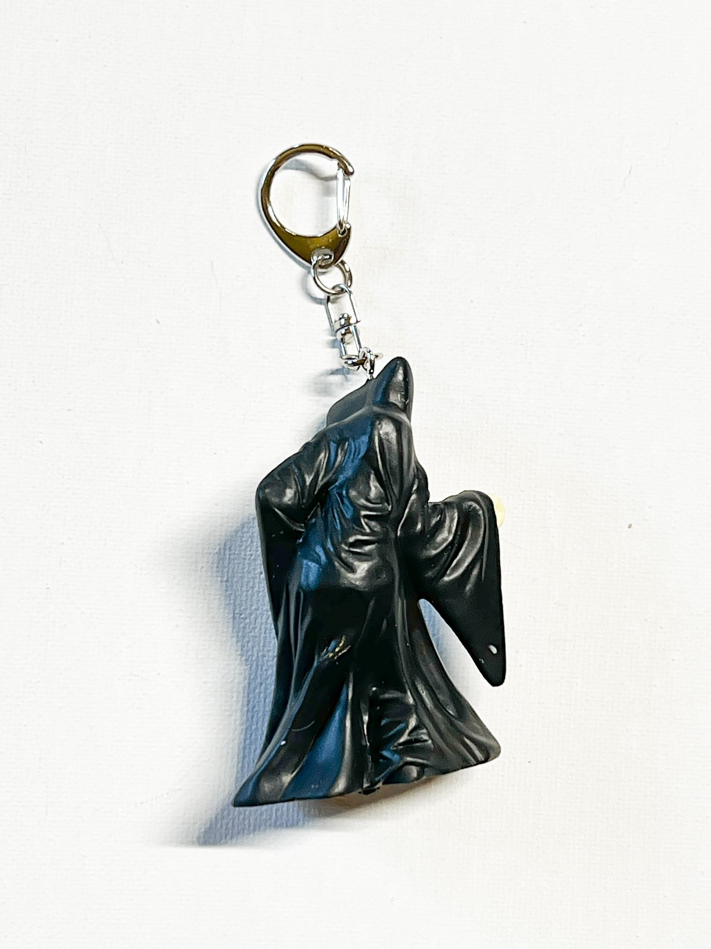 Upcycled Dark Queen-Inspired Keychain – Handmade Eco-Friendly Character Charm