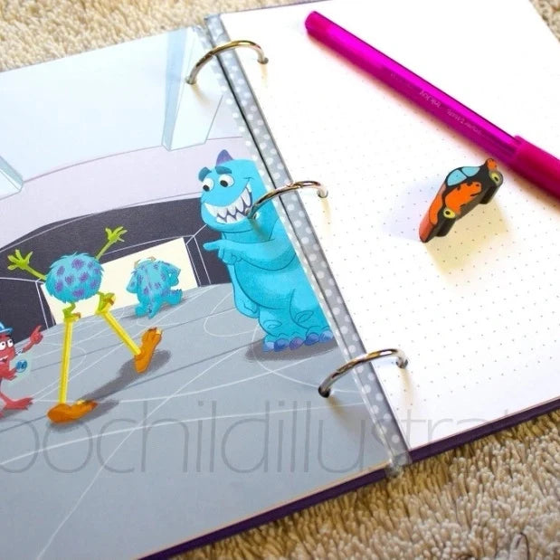 Monsters Inc Handmade Journal