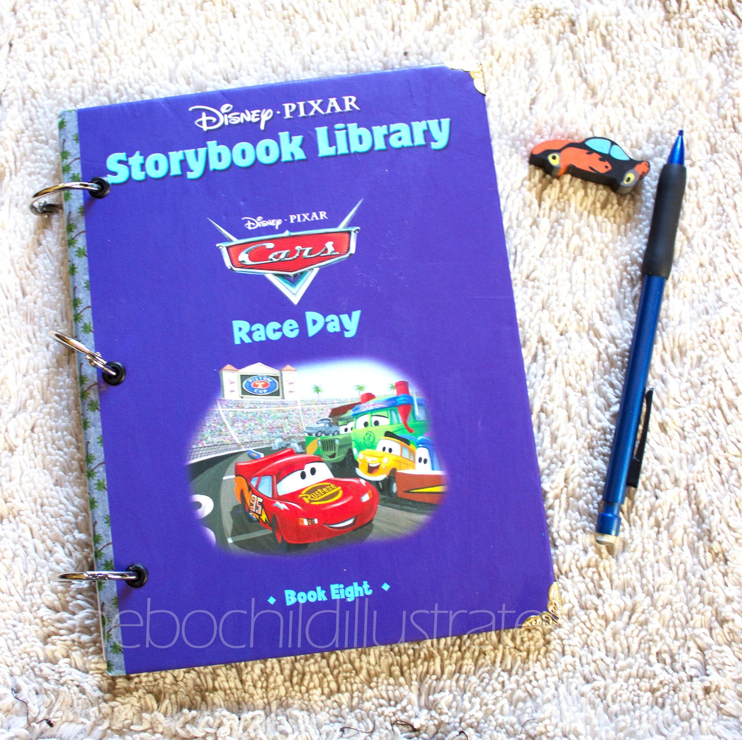 Upcycled Race-Car Storybook Journal